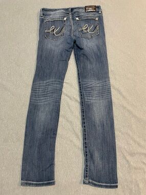 Express Stella Low Rise Stretch Skinny Jeans Size 4 Y2K Indie Sleaze
